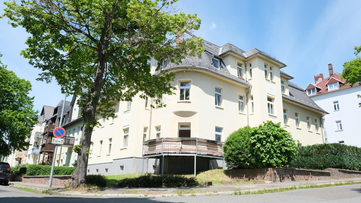 Außenansicht Mehrfamilienhaus Chemnitz Franz-Wiesner-Straße